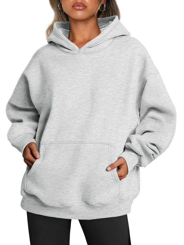 Women's Oversized Fleece Hooded Sweatshirt (Buy 2 Free Shipping)