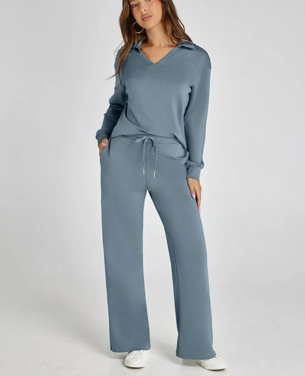 Women's 2 Piece Sets Outfits Casual Long Sleeve Sweatsuits  Sets (Buy 2 Free Shipping)